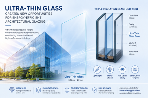 Latest company Solutions about Aperçu du secteur : Le verre ultra-mince crée de nouvelles opportunités pour le vitrage architectural économe en énergie