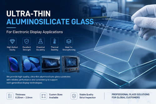 Dernières nouvelles de l'entreprise sur Verre aluminosilicate ultra fin pour une technologie d'affichage moderne