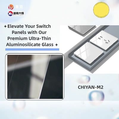 Bon prix Vitrage en aluminosilicate ultrafin sans halogène écologique Ultra blanc et dureté 9H pour la certification de la sécurité électrique en ligne